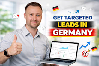 deliver verified german b2b leads with financial data and ai signals
