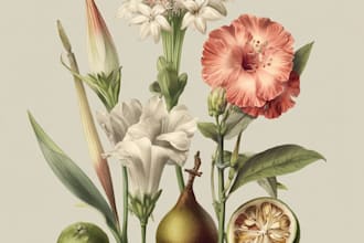 do a botanical illustration