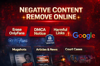 permanently remove mugshots negative content bad articles from google