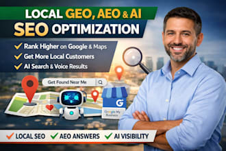 do local GEO SEO aeo optimization on ai and google search