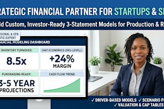 build an investor ready financial model for your startup