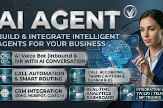 build ai voice agents for call center and IVR automation