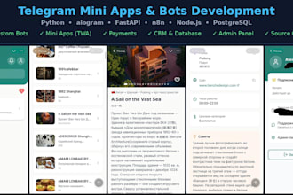 build a telegram bot or mini app for your business