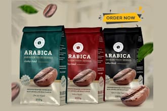 do amazing tea packaging and coffee label design