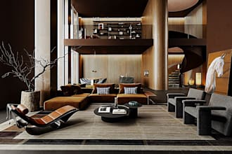 do interior apartment building home pantry house render realistic moodboard