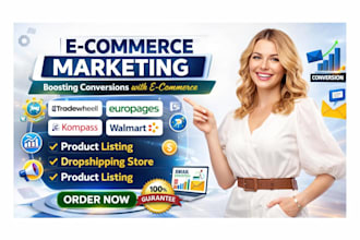 setup tradewheel europages kompass walmart product listing dropshipping store