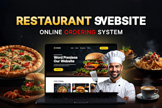 build, redesign restaurant, coffee, cafe wordpress website with ordering system