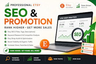 do etsy shop promotion with etsy SEO listing to boost etsy sales