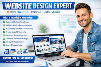 build design strato webnode wizishop ionos jimdo website store for your business