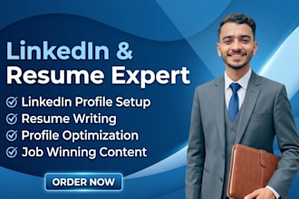 boost your career with linkedin profile page and resume design