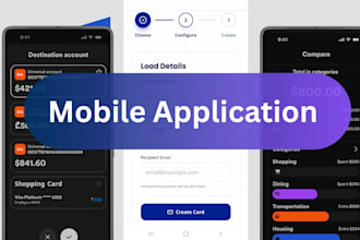 create a fintech mobile app for payments, crypto, banking