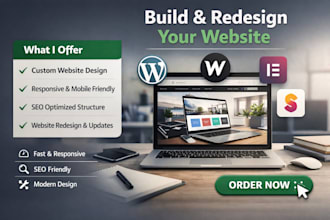 build design responsive ionos webflow wordpress elementor silex website redesign