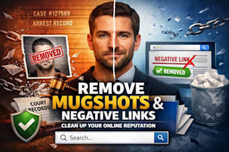 delete unwanted mugshots and harmful online content