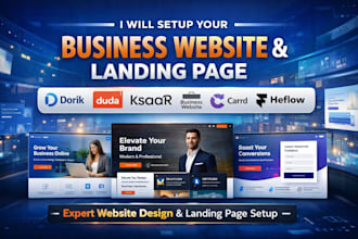 setup dorik duda ksaar business website carrd framer heyflow landing page