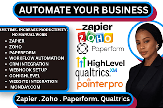 automate pointerpro, signwell, zapier, zoho forms, paperform, and qualtrics