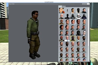 create and upload a custom gmod garrys mod playermodel