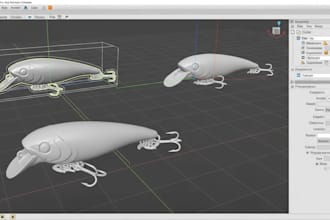 fishing lure stl 3d printable lure bait stl lure for 3d printing