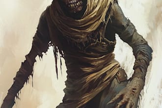 do horror character design