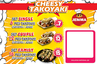 provide you high quality menu designs for print and post