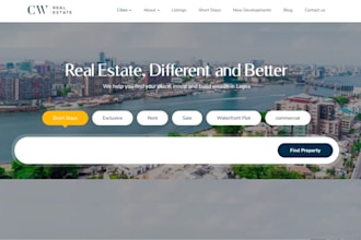 design squarespace real estate website property agent listing bespoke realty sit