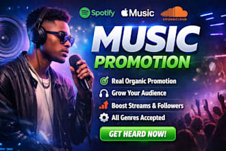 professionally promote your spotify country album, track and playlist pitching