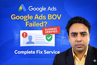 fix google ads bov verification and business verification issues