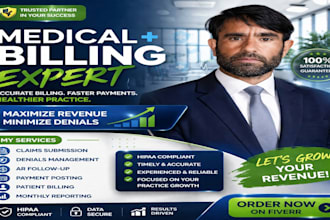 do medical billing, payment posting,denials management and claims follow up