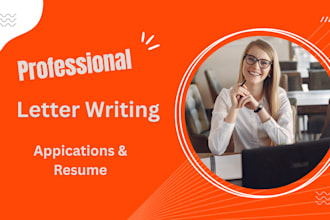 write professional official letters, applications and documents