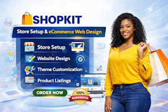 design shopkit website design shopkit store setup shopkit ecommerce web design