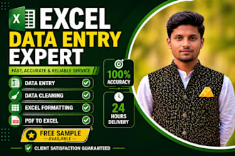 clean, format and organize excel data professionally