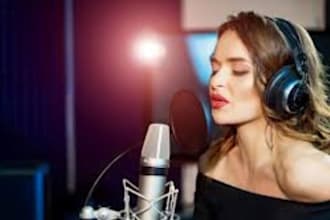 record gospel vocals with a rich soulful vintage voice