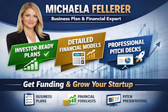 create startup financial projections forecast and financial model