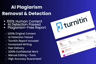 do ai plagiarism detection, removal with full reports