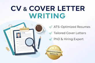 write a professional resume and cover letter