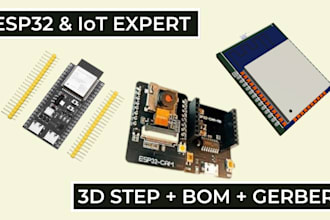 design a production ready pcb, esp32 or iot pcb with jlcpcb files