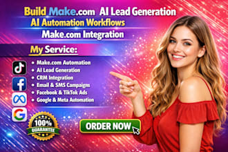 build make com ai lead generation ai automation workflows make com integration