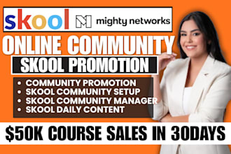skool online community setup mightynetwork skool circle so community promotion