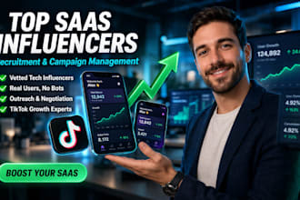 recruit and manage top tiktok influencers to promote your saas startup company