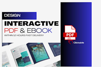 design an interactive pdf and interactive ebook