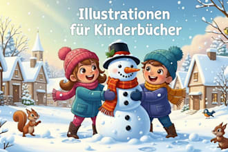 illustrationen für kinderbücher, bilderbücher und buchcover designs für amazon