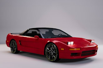 do 3d car modelling truck vehicle model rc car automotive render spoiler, bumper