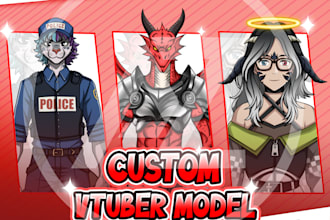 create custom 2d vtuber and rigging