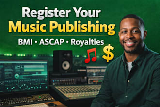 register your music publishing with bmi ascap and collect royalties