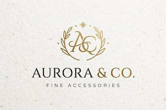 design a stylish and professional accessories brand logo