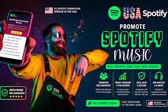 do organic usa spotify promotion or spotify music promotion