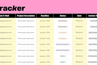 create professional excel trackers for attendance, audit and reports