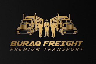 create a professional logistics, trucking and towing logo design