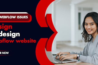 fix webflow issues or build responsive webflow website