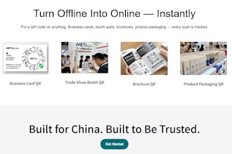 build your china b2b digital showroom on wechat, baidu, tiktok, h5 landing page