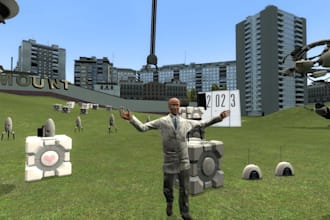 create an immersive game multiplayer map with customization for gmod, l4d2, rust